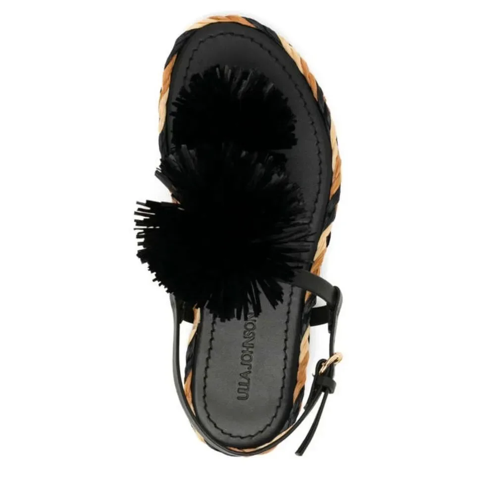 Ulla Johnson INGRID ESPADRILLE in NOIR NWB Size 38